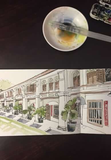 Travel Sketching and Journaling Class