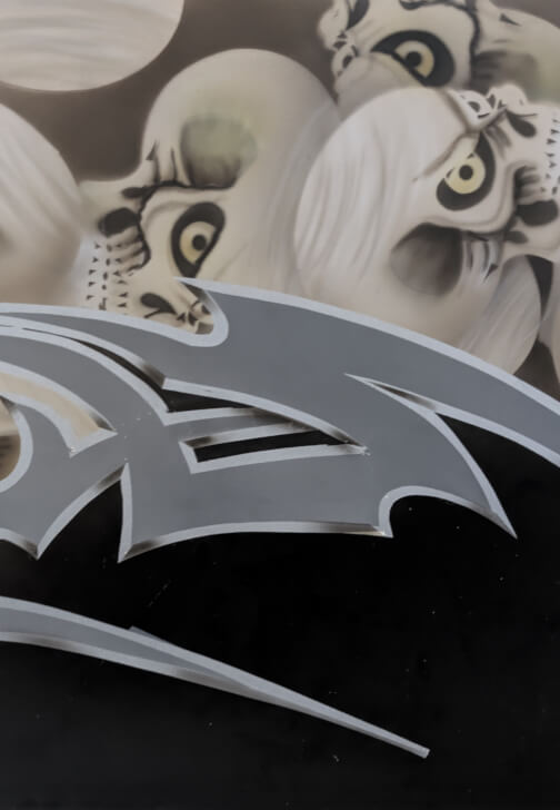 Tribal Skulls Airbrush Art Workshop