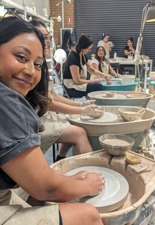 Unwind with Clay Taster Class