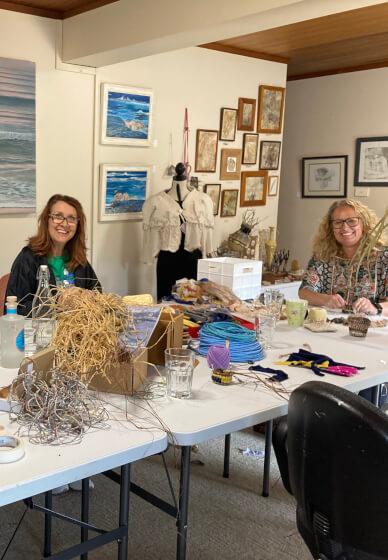 Upcycled Textile Basketry Class