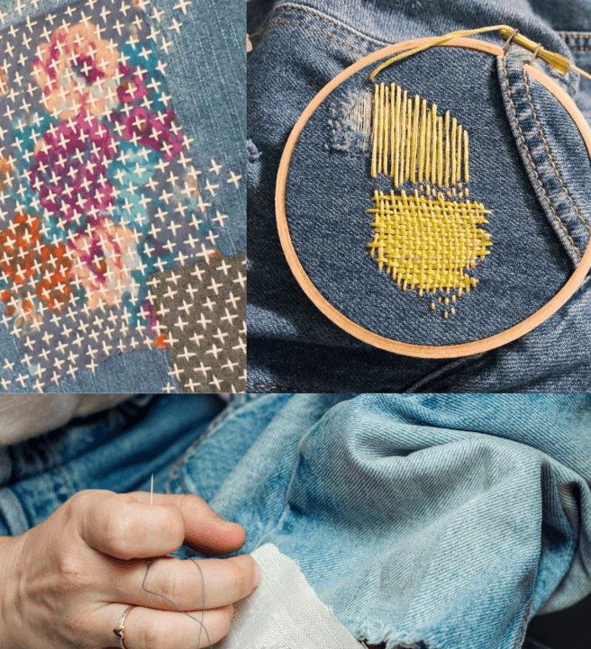 Visible Mending Embroidery Class