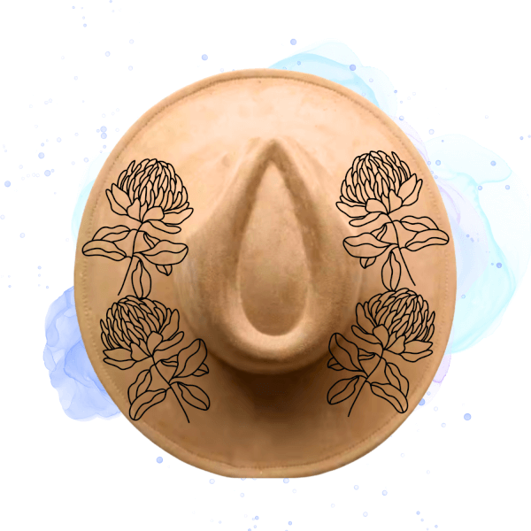 Waratah Hat Burning at Home Kit with Burner