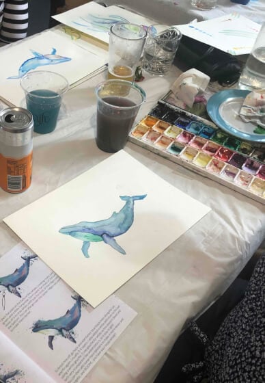 Watercolour Class for Beginners: Under the Sea
