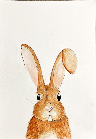 Watercolour Class for Kids: Bunny Rabbit (Ages 6+)