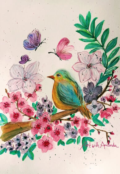 Watercolour Class - Springtime