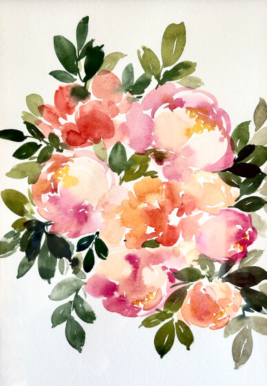 Watercolour Floral Painting Class