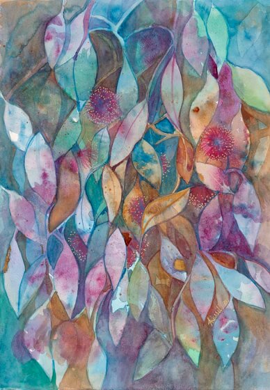 Watercolour Gum Blossoms - Condensed Workshop