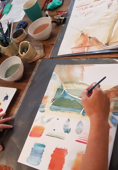 Watercolour Landscape and Ink Workshop