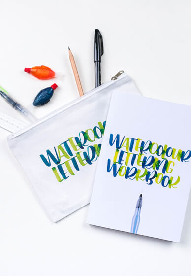Watercolour Lettering Craft Kit