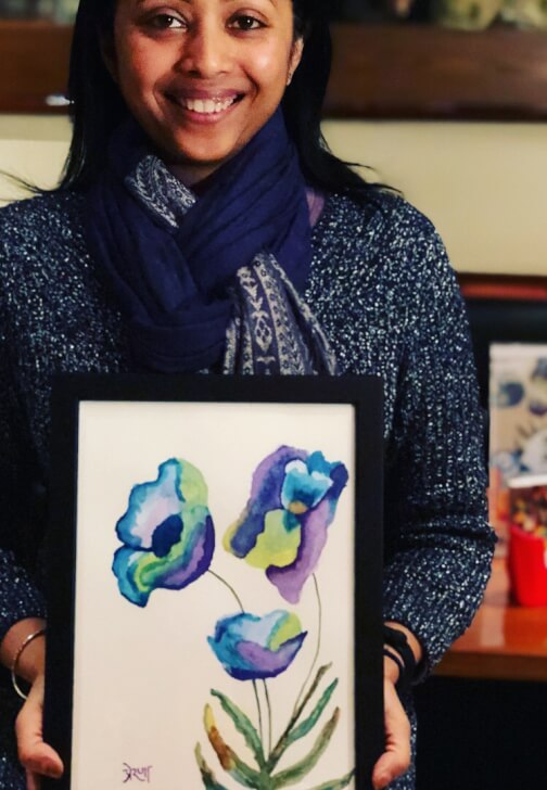 Watercolour Paint and Sip Class