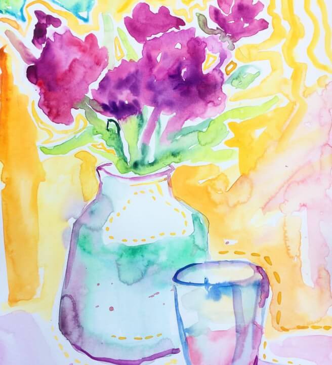 Watercolour Painting Class and Piccolos