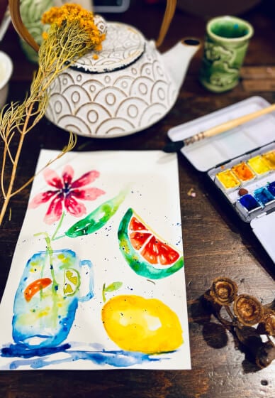 Watercolour Painting Course: Hello Watercolours