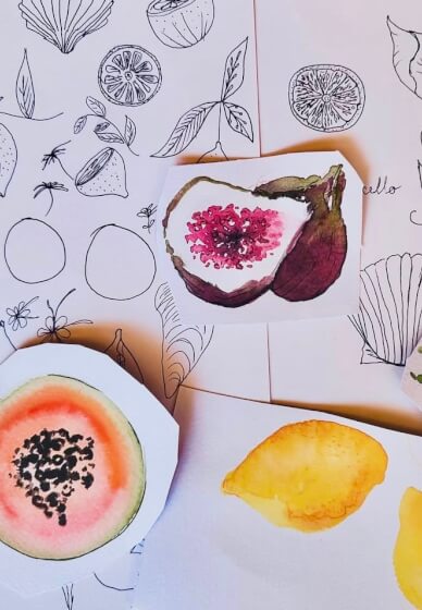 Watercolour Pencil Workshop for Kids