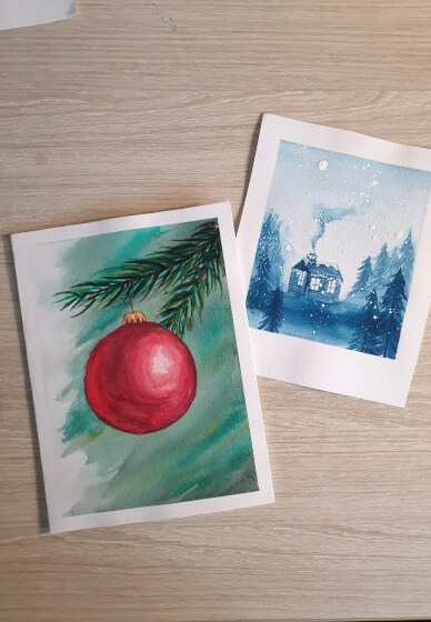 Watercolour Wonderland: Christmas Watercolour Workshop