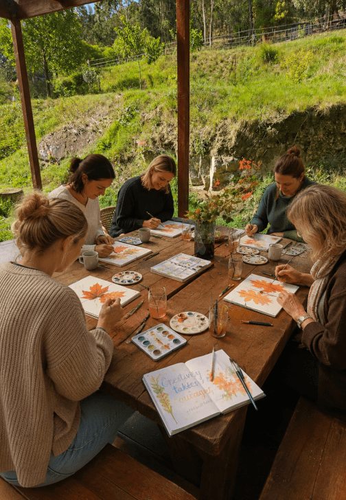 Watercolour Workshop Paint and Sip
