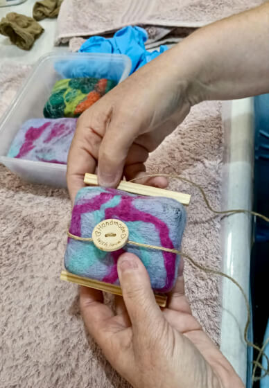 Wet Felted Soap Workshop