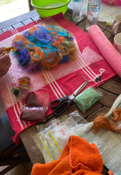 Wet Felting Workshop: Make Your Own Purse