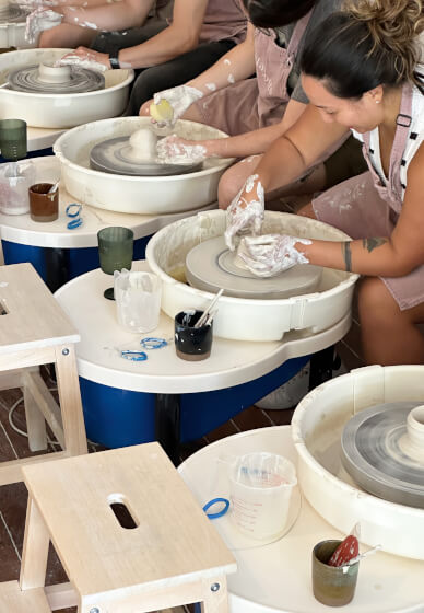 Wheel Throwing Pottery Class