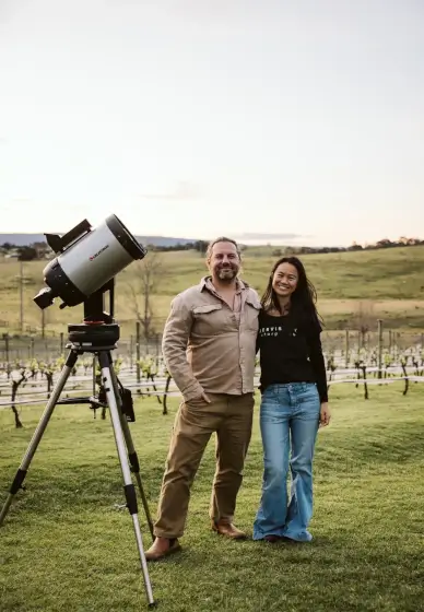 Wine, Cheese, and Stargazing Experience