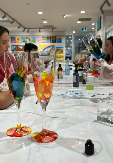 Wineglass Painting Workshop