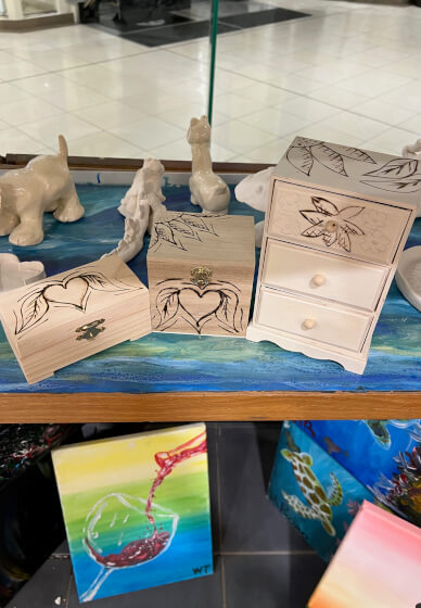 Wood Burning Jewellery Box Workshop