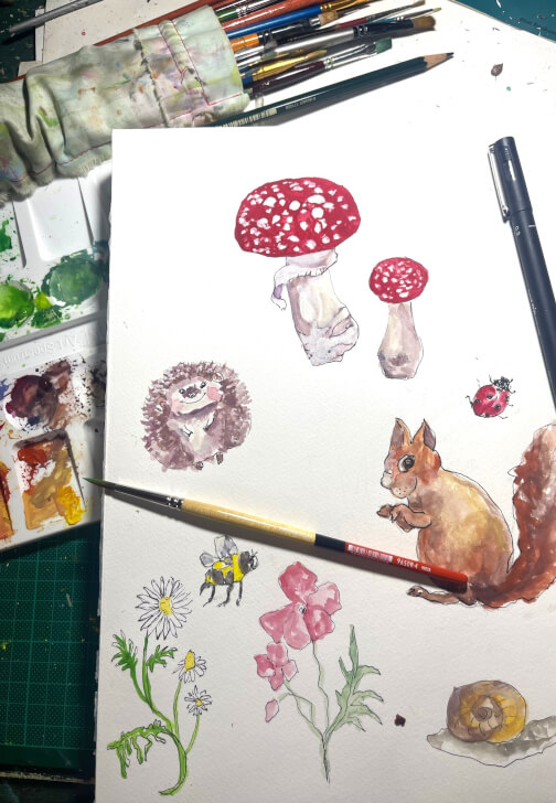 School Holiday Woodland Illustration Workshop for Kids