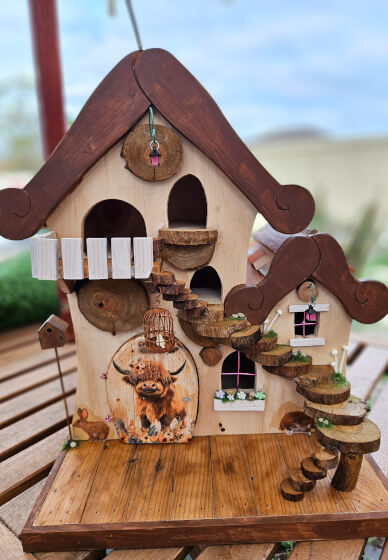 Woodland Birdhouse and Fairy Home Decorating Workshop