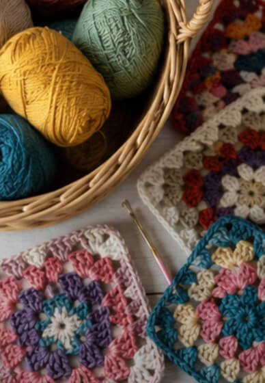 1 on 1 Intro to Crochet Class: Granny Squares