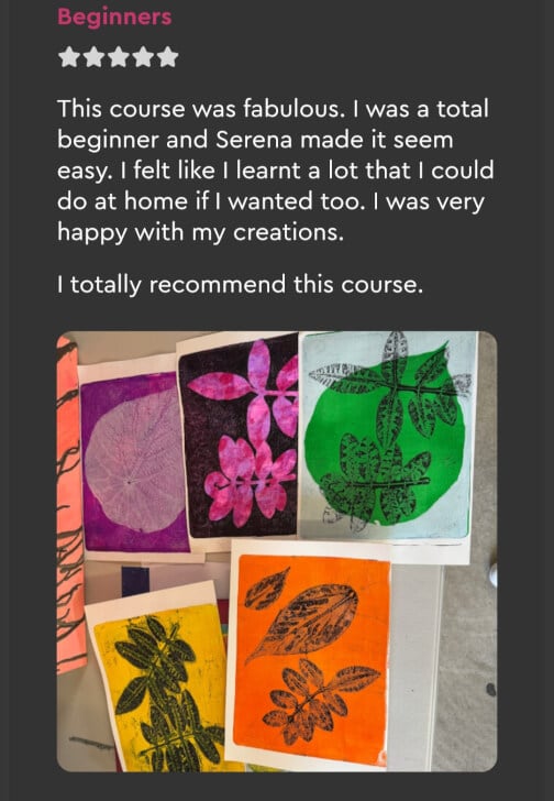 1:1 Gelli Printing Experience