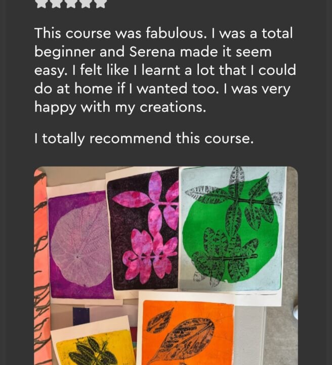 1:1 Gelli Printing Experience