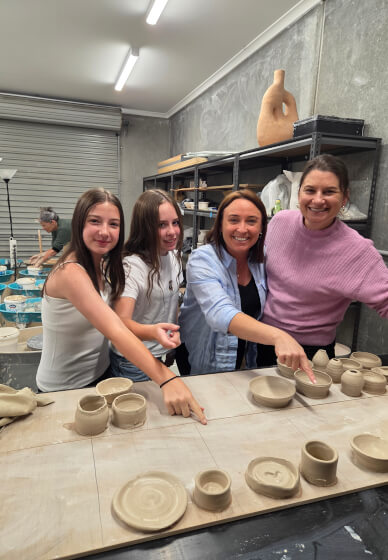 2 Hour Birthday Party Wheel Throwing Workshop