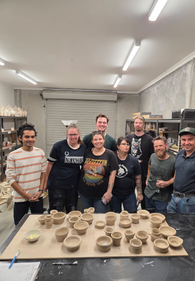 2 Hour Birthday Party Wheel Throwing Workshop