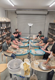 2 Hour Wheel Throwing Workshop for Christmas Team Building