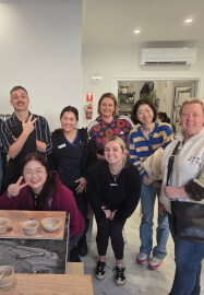 2 Hour Wheel Throwing Workshop for Christmas Team Building