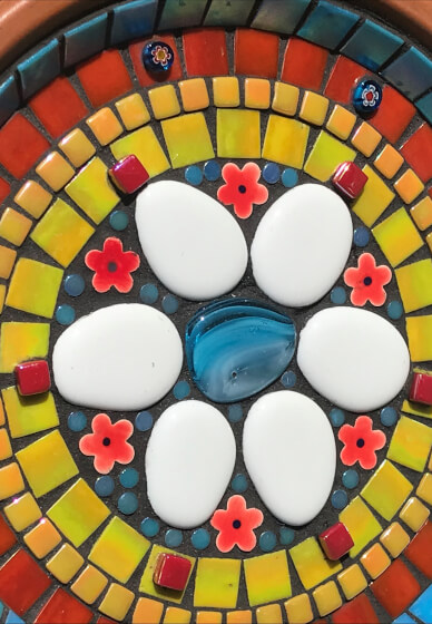 2 X Day Mosaic Pots and Bee Bath Workshop
