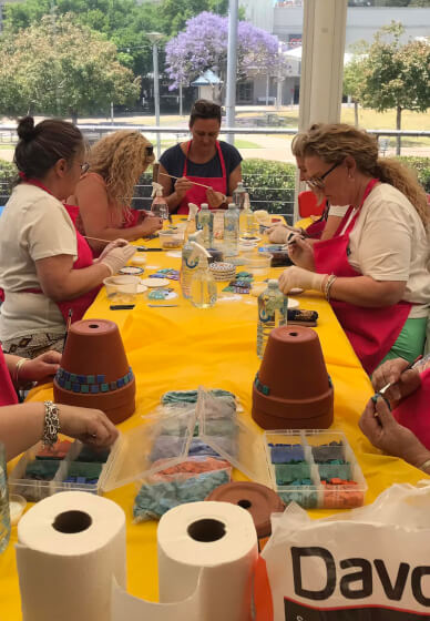 2 X Day Mosaic Pots and Bee Bath Workshop