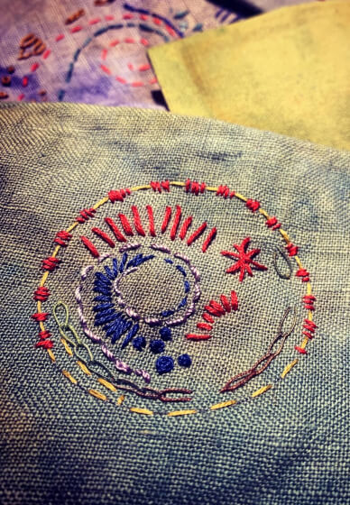 2.5 Hour Embroidery Class for Absolute Beginners