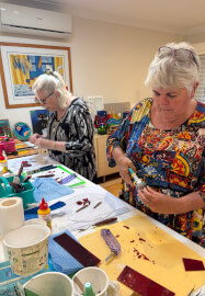 3-D Glass Mosaics Class