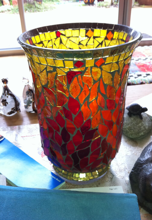 3-D Glass Mosaics Class