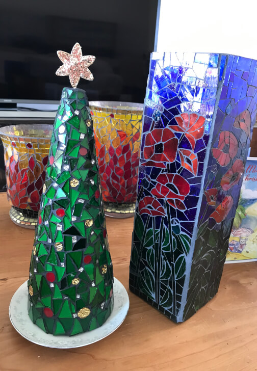 3-D Glass Mosaics Class