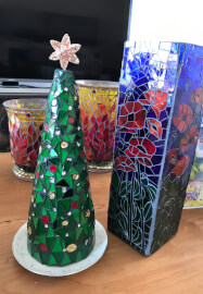 3-D Glass Mosaics Class