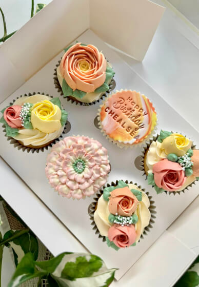 3D Flowers Buttercream Cupcakes Workshop