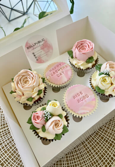 3D Flowers Buttercream Cupcakes Workshop