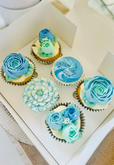 3D Flowers Buttercream Cupcakes Workshop