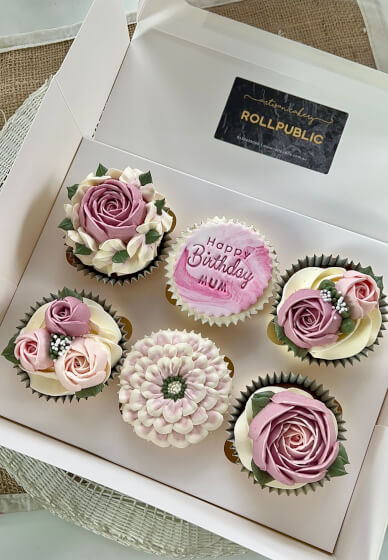 3D Flowers Buttercream Cupcakes Workshop