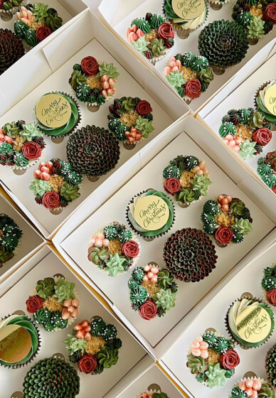 3D Succulents Buttercream Cupcakes Workshop