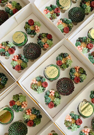 3D Succulents Buttercream Cupcakes Workshop