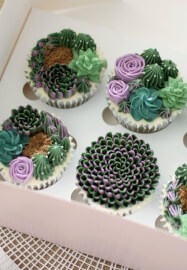 3D Succulents Buttercream Cupcakes Workshop