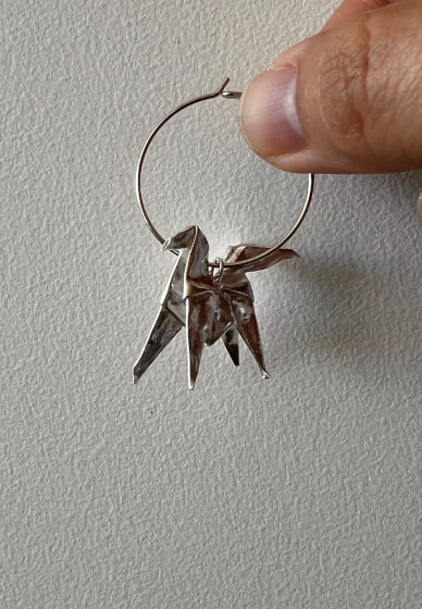 999 Silver-Clay Origami Earrings or Pendant Making Workshop