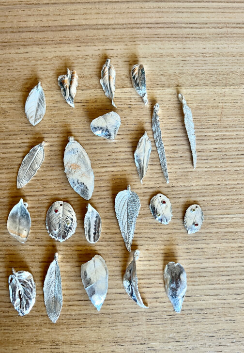 999 Silver Leaf Pendant or Earring Making Class
